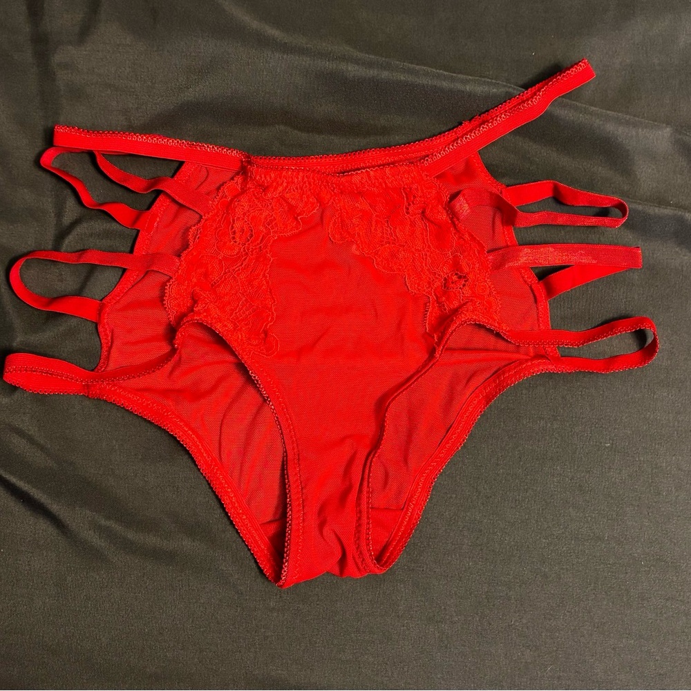 Yandy Vibrant Red Lace Lingerie